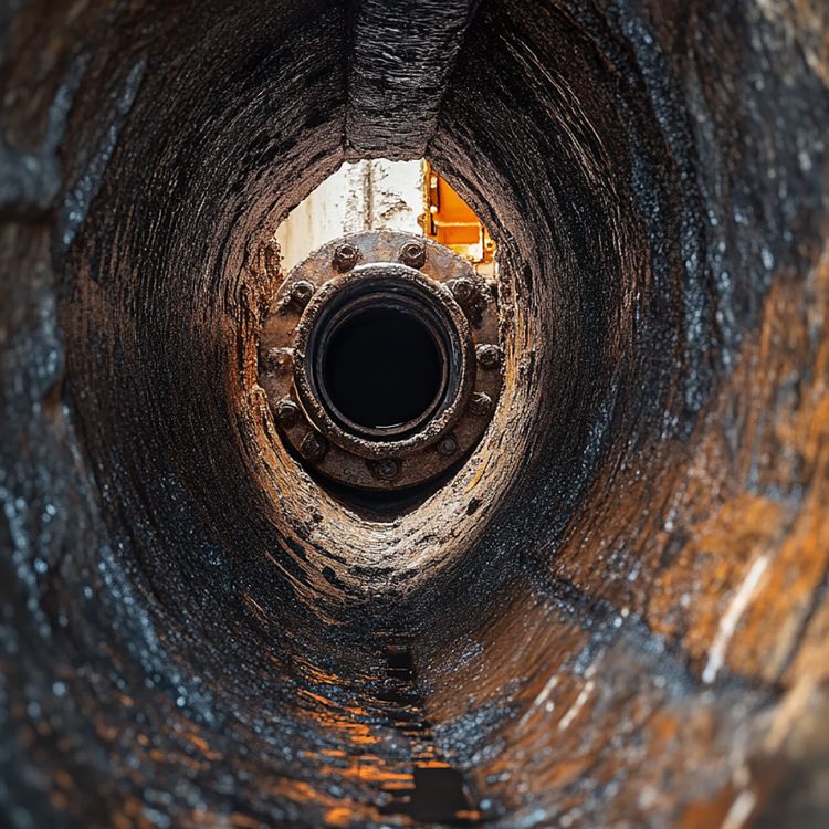 Inspect My Pipe looking at the inside of a sewer pipe from the end